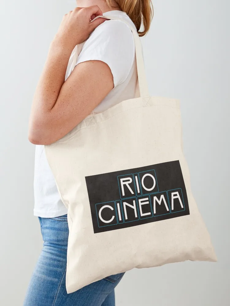 

Rio Cinema logo Tote Bag bags for women Canvas shopping bag tote bag men's