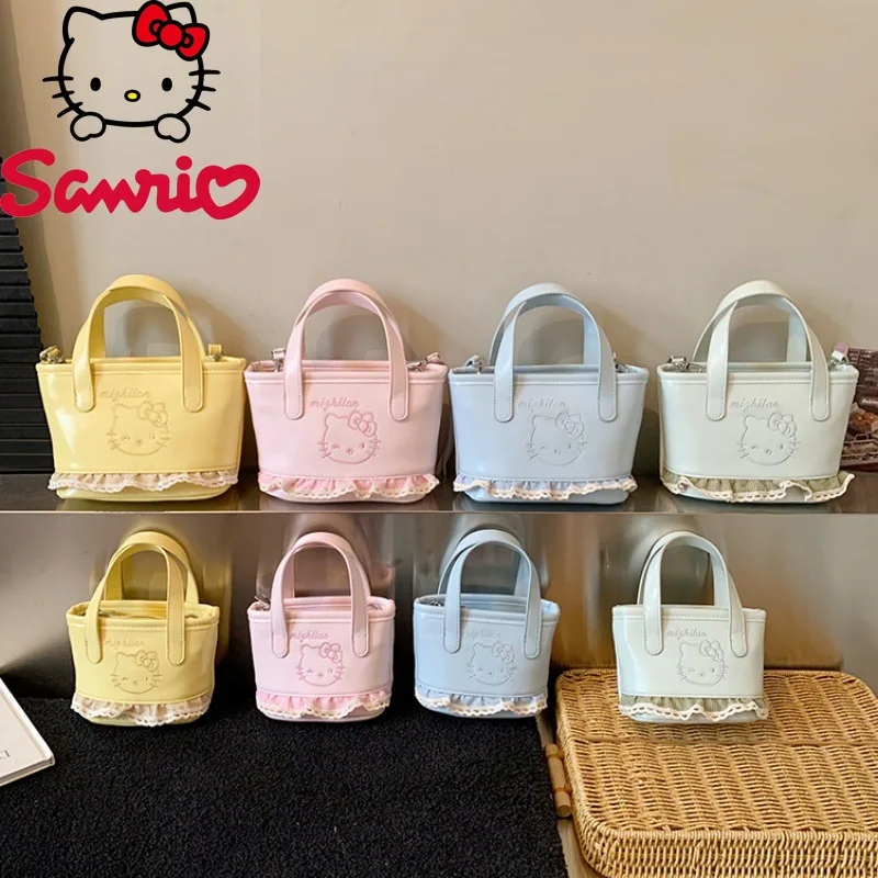 

Hello Kitty's New Women's Handbag Fashionable and High-quality PU Crossbody Bag Cartoon Versatile Casual Commuting Storage Bag
