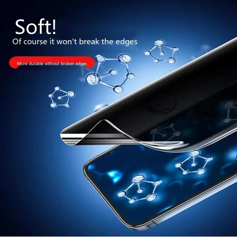 Anti Spy TPU Hydrogel Screen Protector for S22-S26 Series Full Coverage Privacy Film