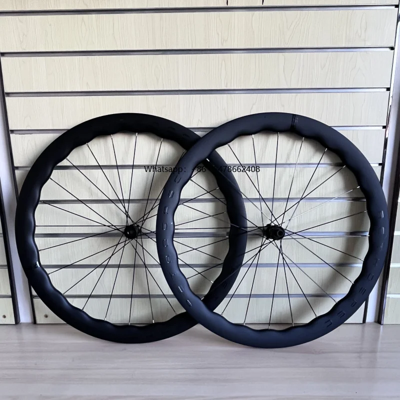 

Twitter Road Bike Wavy Wheelset RETROSPEC Retrospec Carbon Fiber Wheel Disc Brake RS Four Bearing 700C Thru Axle Ratchet Wheel