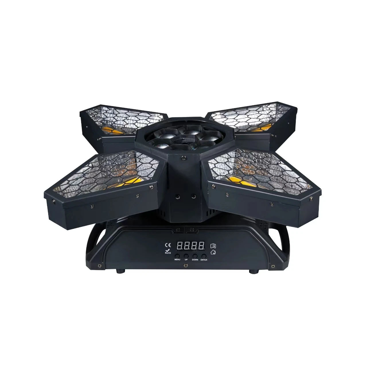 4x60W RGBW Beam LED Retro Projector Stage Light DMX512 Control Mode Moving Lights E27 Bulb Base for Parties and Backlight