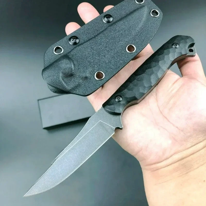 

TOOR Utility Fixed Blade Knife M390 Blade G10 Handle Outdoor selbstverteidigung Straight Knife with sheath edc multitool knives
