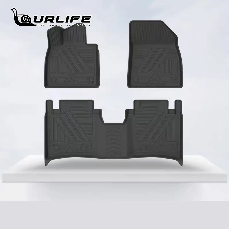 Waterproof Non-slip Floor Mat TPE Modified Car Carpet Carpets Trunk mat Special Foot Pad For ZEEKR 001 Accessories