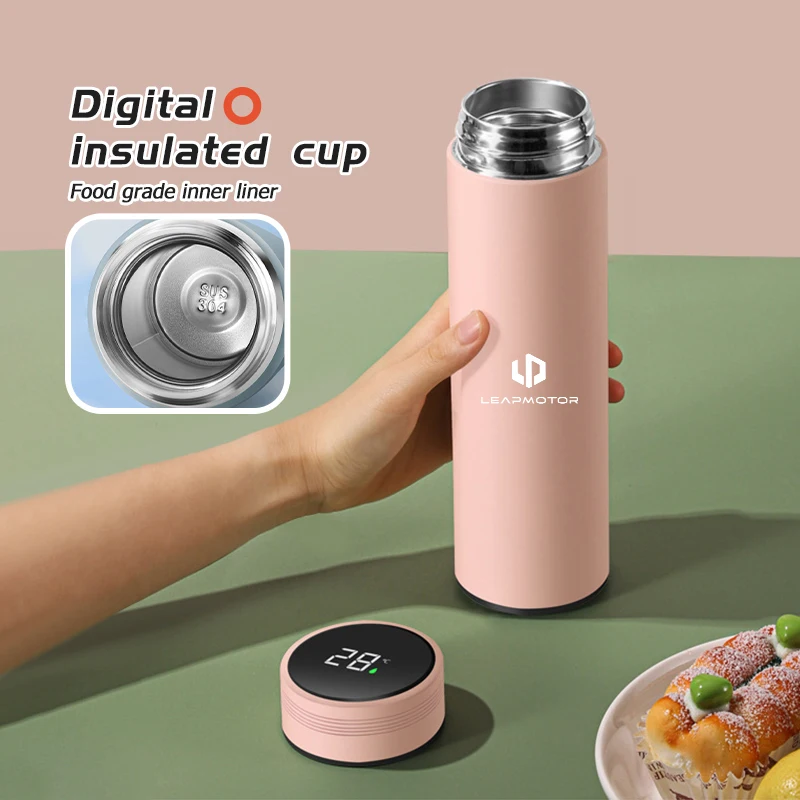 New Car Smart Thermos Bottle With Temperature Display Coffee Cup For Leapmotor Leap Motor C01 C11 T03 S01 C11 Reev 2022 2023 view 5