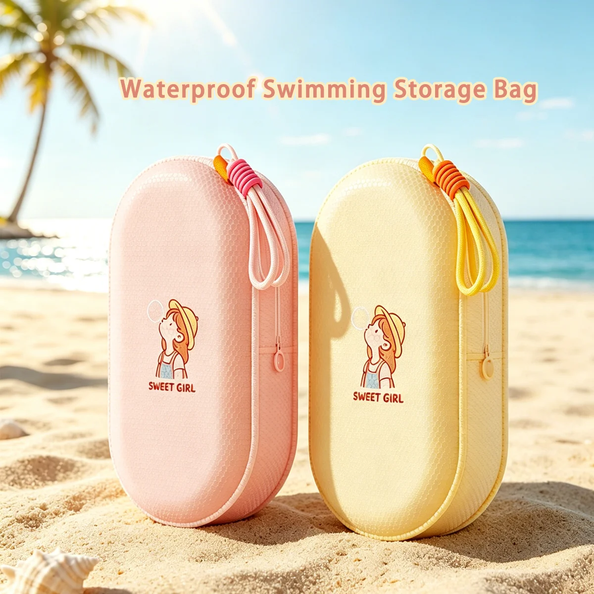 Swimming bag Waterproof women's swimming fitness storage bag Portable large-capacity dry and wet separation swimsuit storage bag