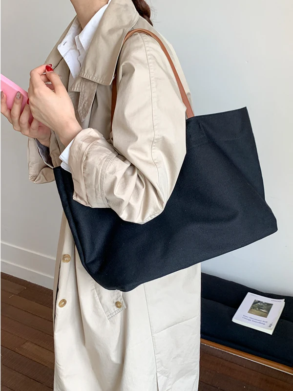 

Large Capacity Canvas Bag for Women 2025 New Shouldercasual Versatile Commuting Tote Bags