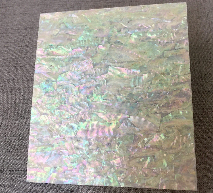 0.2MM DIY Mother of Pearl Pieces Colorful Abalone Flat Shell Lacquer Painting Crafts Carved Inlay Veneer Luthier Supply Material view 2