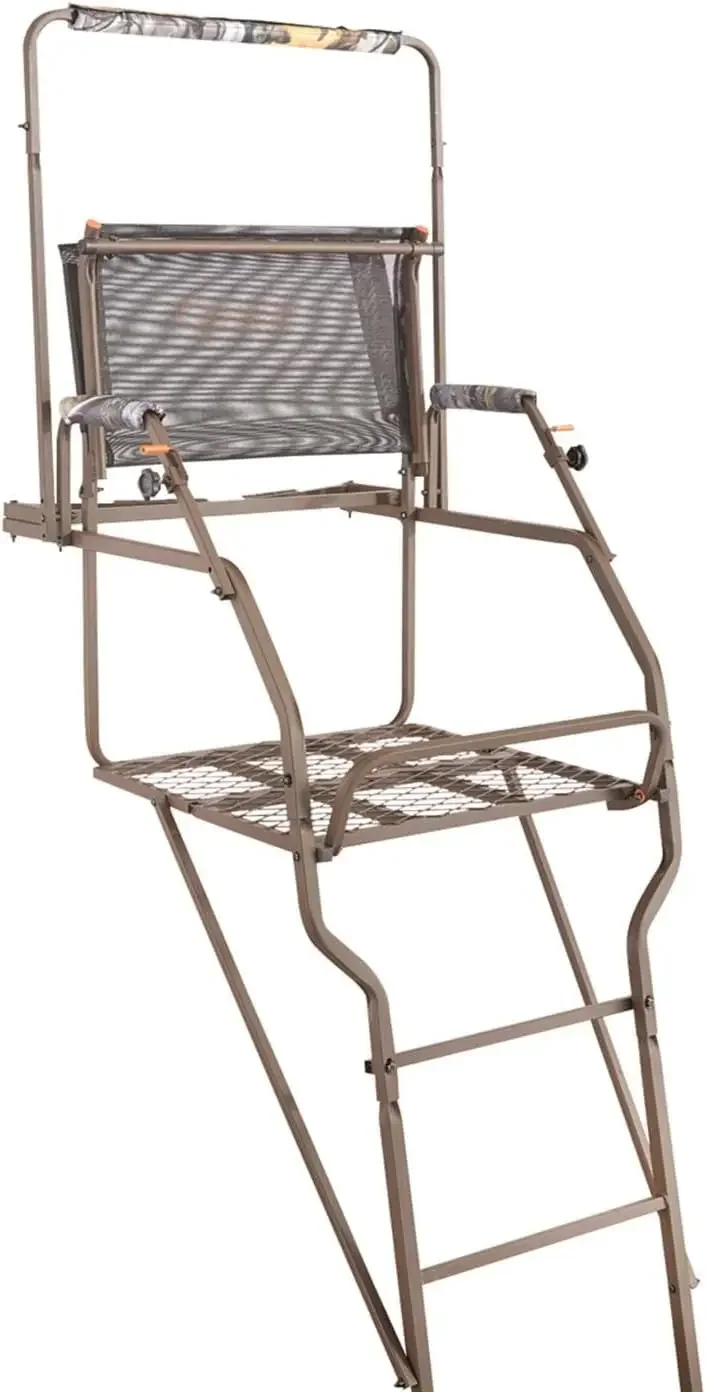 Ultra Comfort 18' Ladder Tree Stand for Hunting Climbing Hunt Seat, Hunting Gear Equipment Accessories