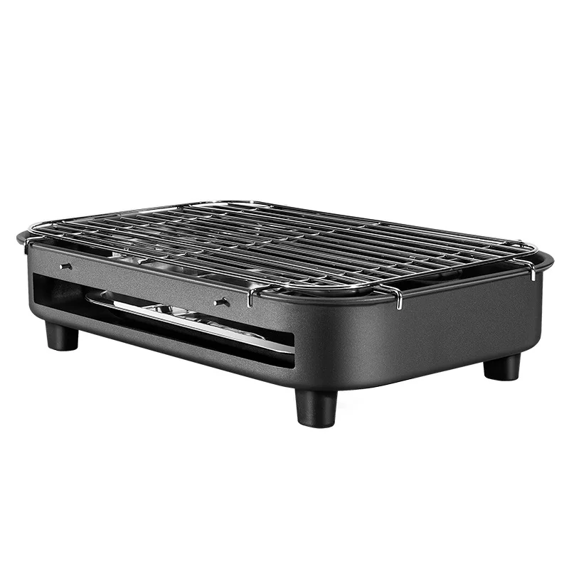 Indoor Small Barbecue Home Smoke-Free Multi-Function Barbecue Electric Baking Pan Small Skewer 220V 1300W AMR50-230