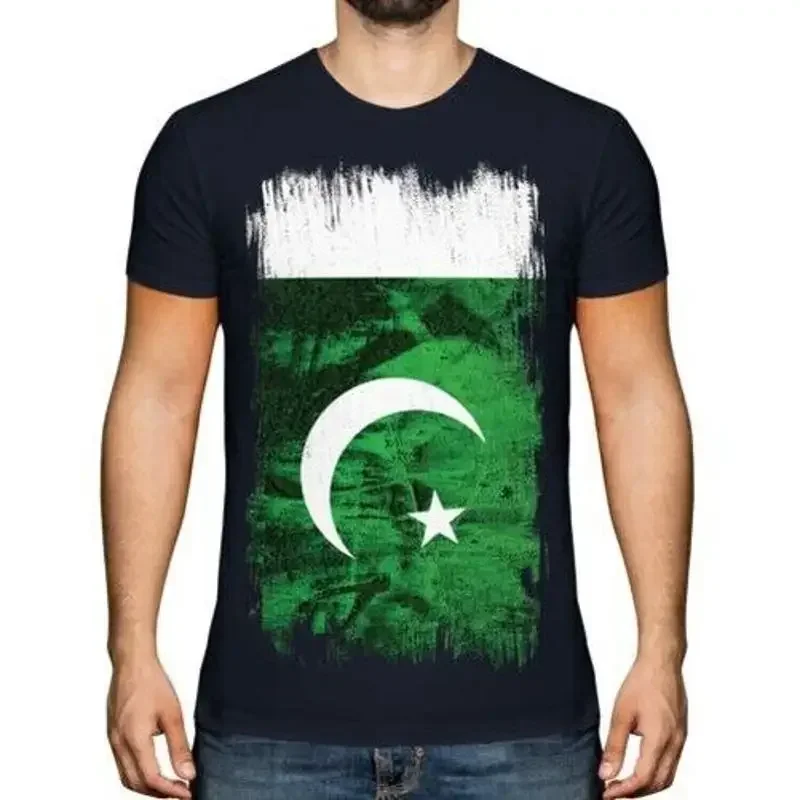 Pakistan Grunge Flagge Herren T-Shirt P ? Kist ? N Fußball Pakistaner Geschenk