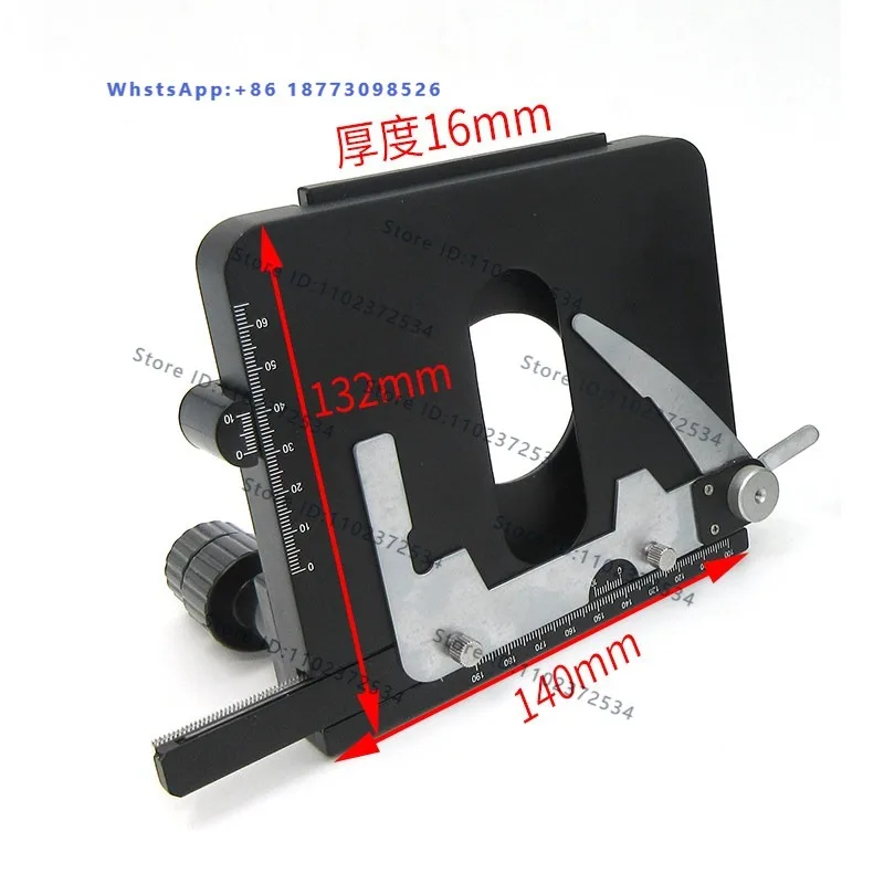 Platform mobile caliper, all metal one-dimensional and two-dimensional scale, microscope stage