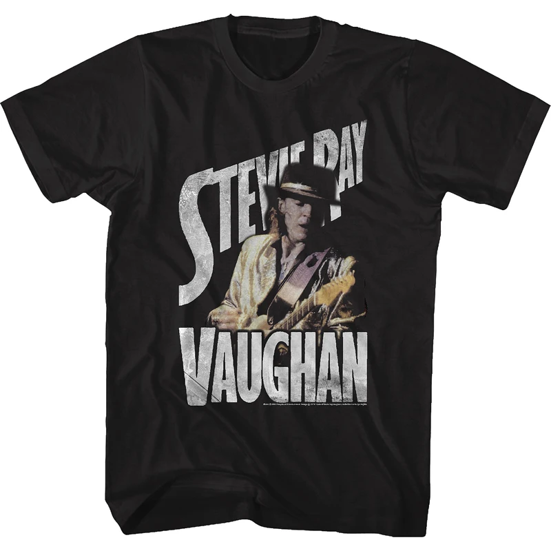 

Винтажная мужская футболка «Техасский потоп» «Бог гитары» Stevie Ray Vaughan, винтажная мужская футболка с блокомбастера, экологический мир разума, неограниченный