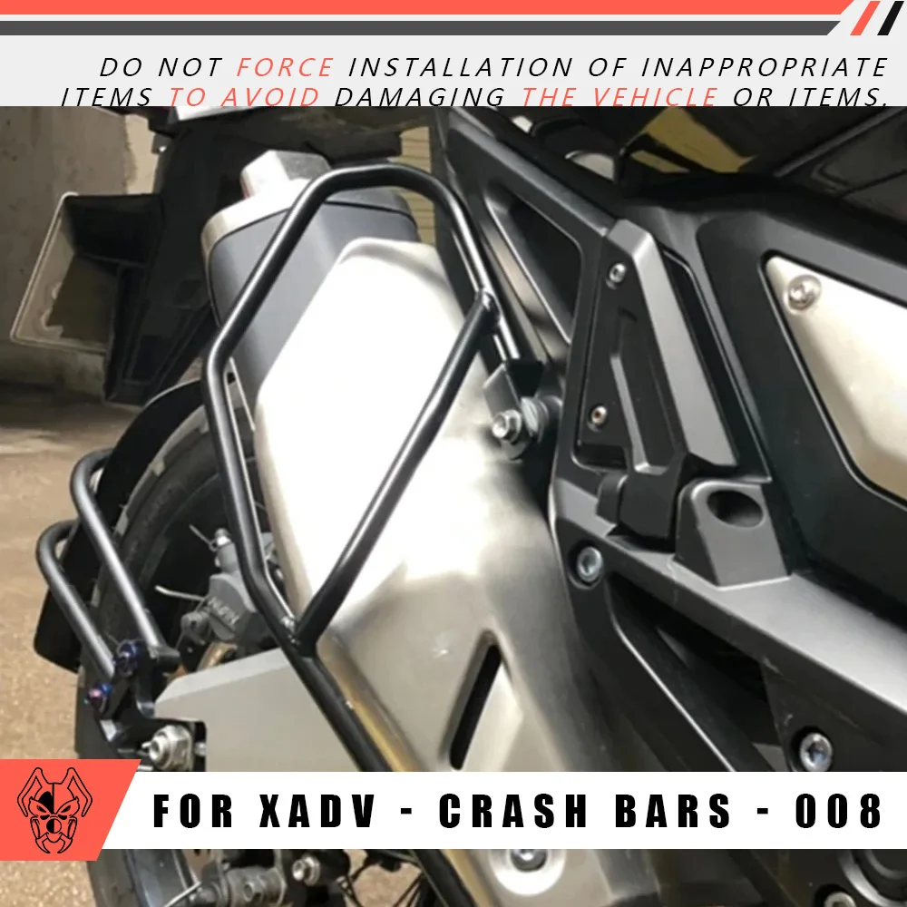 

MTKRACING Защитный стержень выхлопной трубы для HONDA XADV 750 2017-2024, защитный стержень для выхлопной трубы, бампера, защита от столкновений