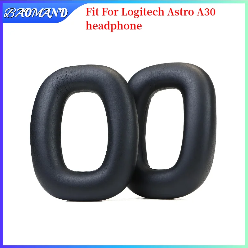

BAOMAND For Logitech Astro A30 Headset Headphones Leather Sleeve Earphone Earmuff Replacement Earpads
