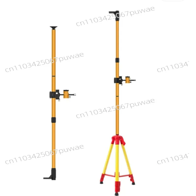 3.4 M/4.2 M Laser Level Extend Bracket Aluminum Alloy Fast Lifting Telescoping Ceiling Pole Support Stand For Laser Leveling