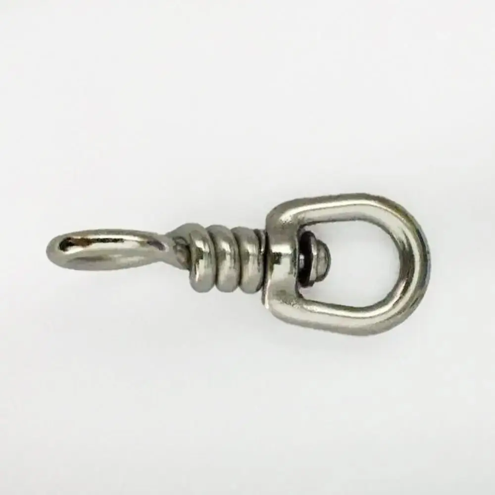 Conector de pesca de acero inoxidable 304, Pin de rodamiento de bolas de alta resistencia, giratorios de pesca, conector de sedal de señuelo a prueba de herrumbre