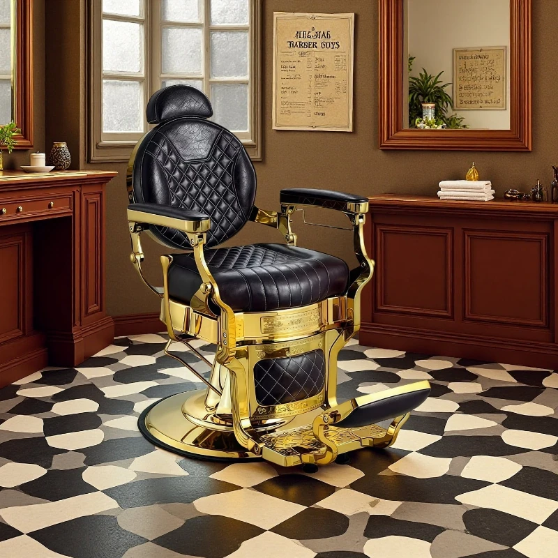 

Beauty Salon Equipment Furniture Barber Salon Mirror Reversible Cadeira Salao De Silla Barbero Profesional Commercial Furniture