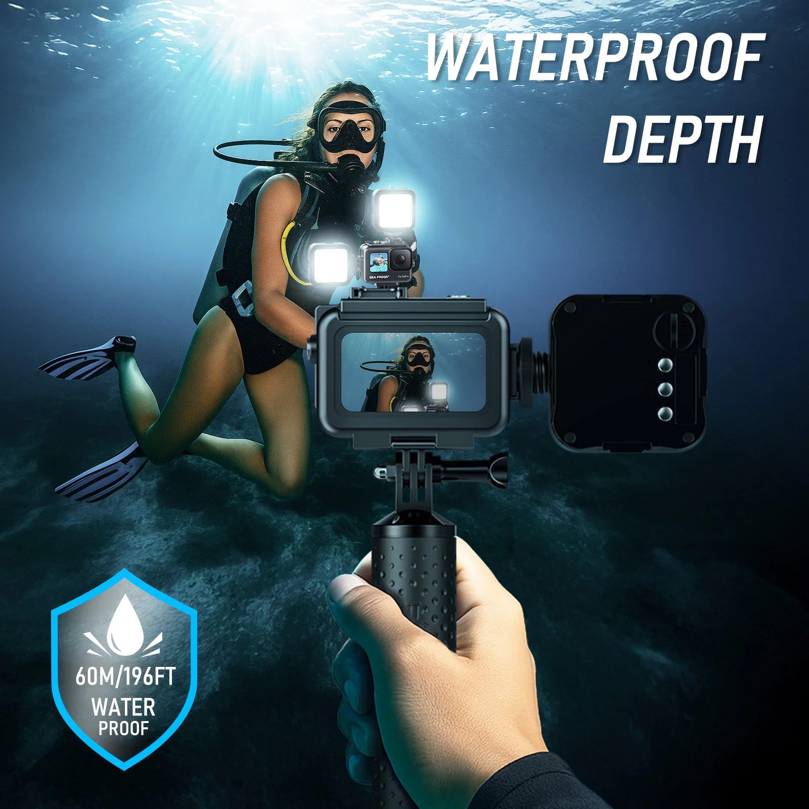 Водонепроницаемый корпус из ал – обзор и цена Underwater Camera