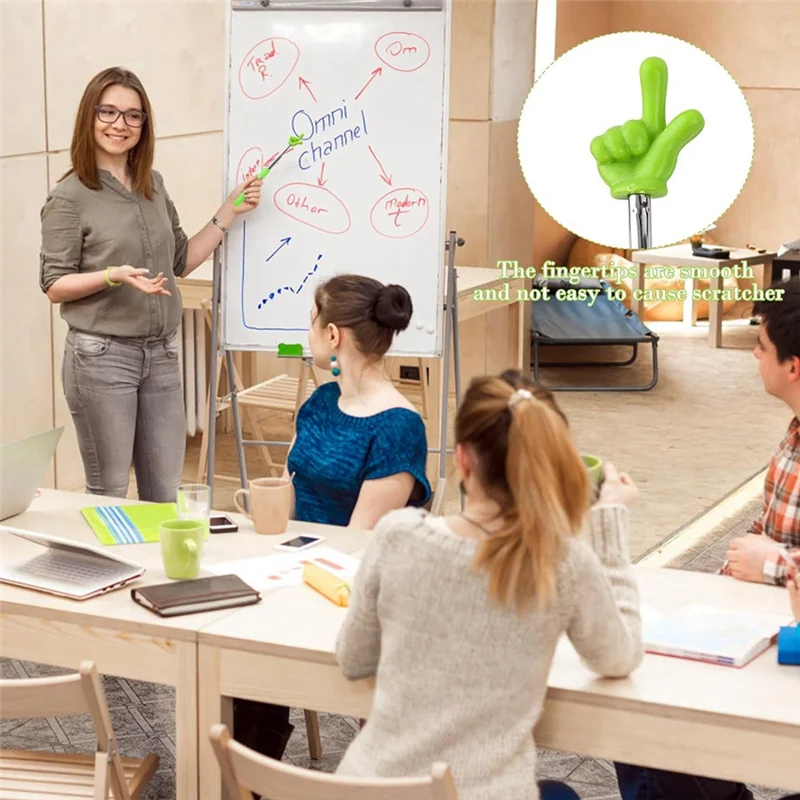 MACH-6 PCS Pointer Stick Set For Classroom, Teacher Pointer, Retractable Stick Kit For Classroom Whiteboards