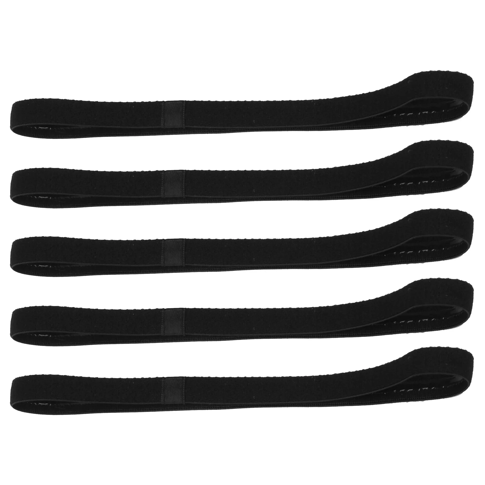 9 Pcs Thick Non-Slip Elastic Sport Headbands Hair Headbands,Exercise Hair and Sweatbands for Women and Men(Black, Grey)