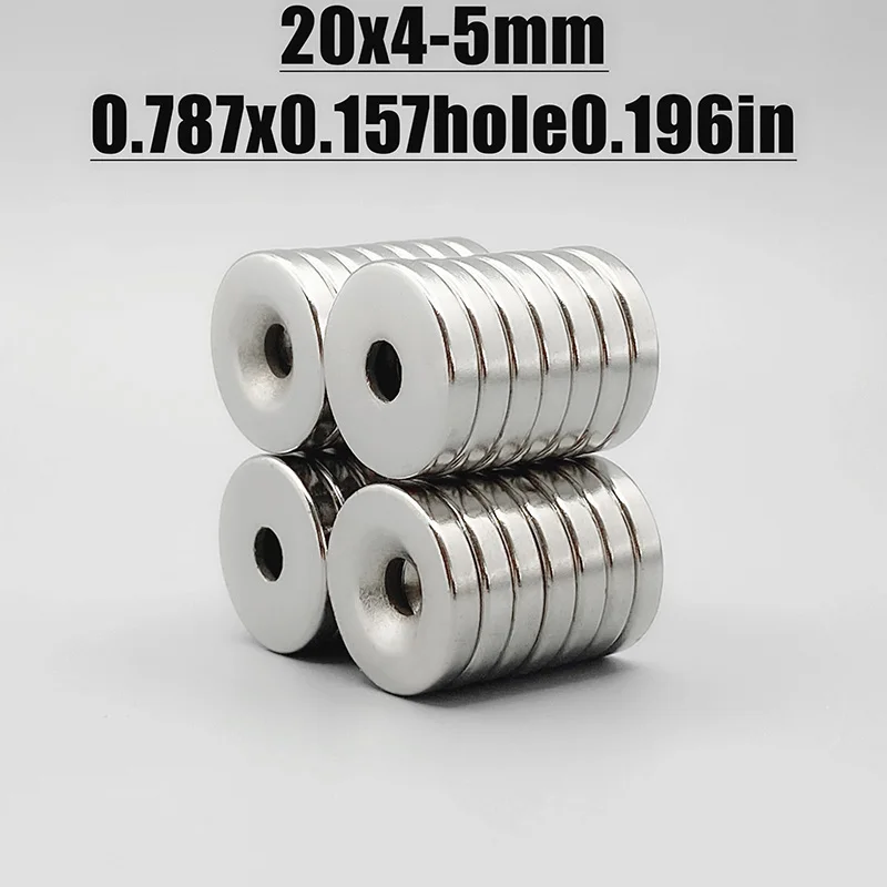 5-150pcs 20x4-5mm Magnet Neodymium Magnet N35 NdfeB Permanent Magnetic Imanes Fridge Magnets Round Shape 20*4-5 Magnet Accessory