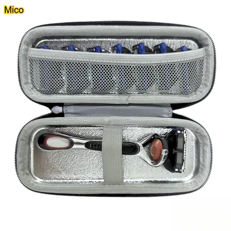 

Travel Shaver Storage Box EVA Hard Case, Portable Trimmer Razor Pouch Organizer Carrying Bag for OneBlade Shaver