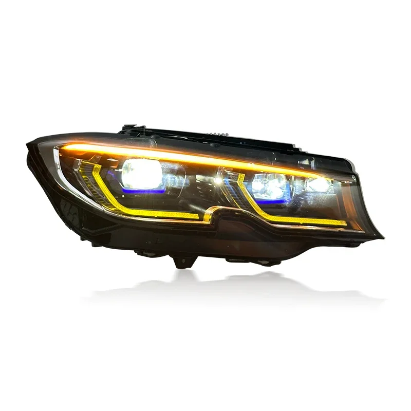 SJC Auto NEW DESIGN for 3 Series G20 G28 Headlight Assembly 19-22 Modified Yellow/White DRL Switch Color Front Lamps HOT