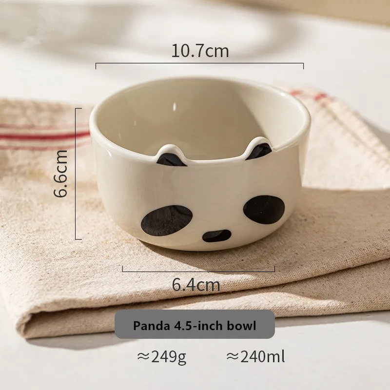 Cup Ramen Windows Bao20230123 4.5 Inches Lovely Sgs Public Animal Bowls Cold Cotton Fashion