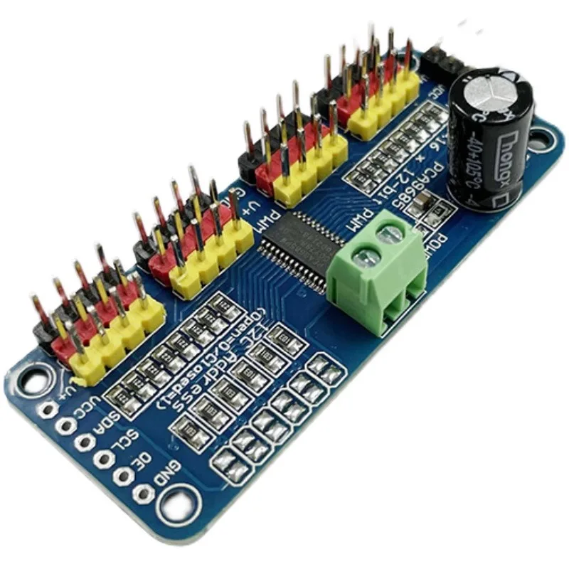 PCA9685 16-Channel 12-bit PWM Servo Motor Driver I2C Controller Board for Arduino Robot