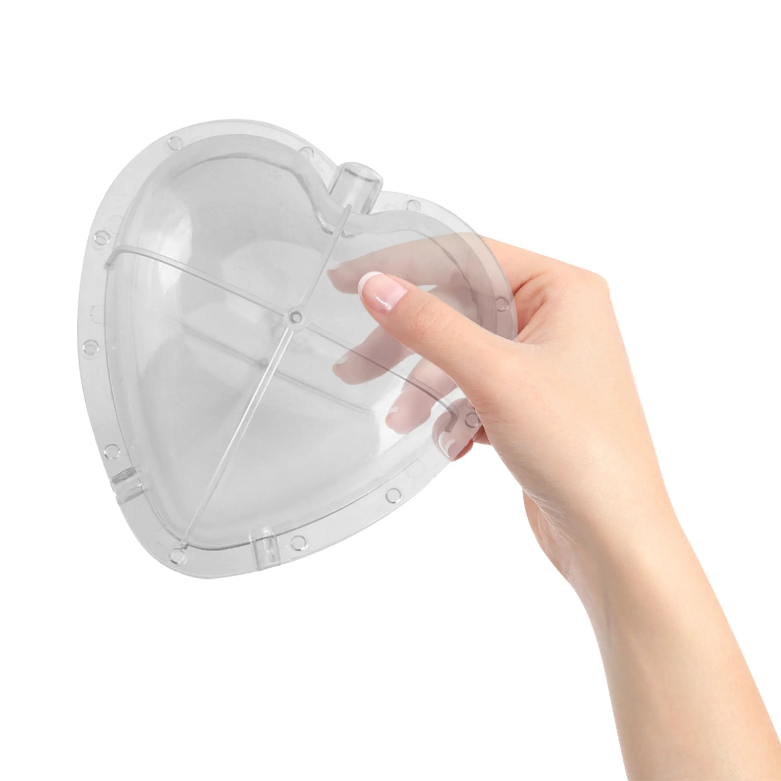 

Watermelon Heart Shaped Shaping Mold Transparent Wear Resistant Pc Fruit Growing Tool Garden Fruit Forming Mold