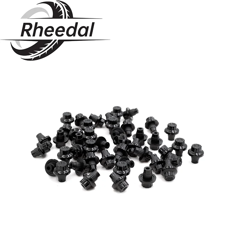 

Rheedal 100Pcs 7.2mm/0.28" Wheel Cap Lip Screw Bolt Tires For Rim Lip Decoration Replacement Universal Car Wheel Rims Alloy ABS