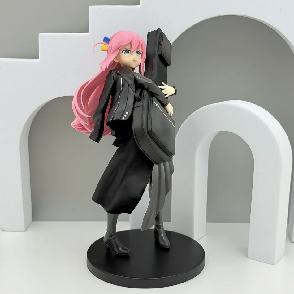 20cm Anime BOCCHI THE ROCK! Gotoh Hitori Kita Ikuyo Gitarre Pose Action Figure Sammeln Modell Spielzeug Ornament Für Mädchen Geschenk