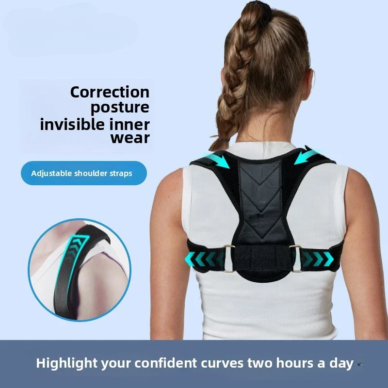 Pasek do korekcji kifozu koryguje postawę siedzącą Mocowanie pleców dla dorosłych Poprawia krzywiznę kręgosłupa Męskie i żeńskie podparcie lędźwiowe