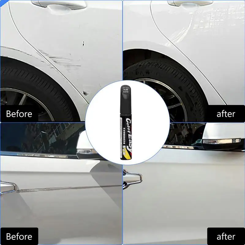 White Black Car Scratch Repair Pen Professional Auto Touch Up Paint Pen For Car Styling Scratch Fill Remover Vehicle Paint Care