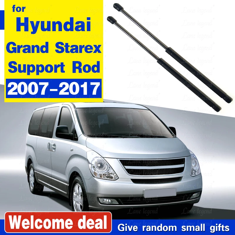 Hood Struts Kit For Hyundai Grand Starex 2007-2017 Front Bonnet Modify Shocks Absorber Damper Lift Support Piston Rod Gas Spring