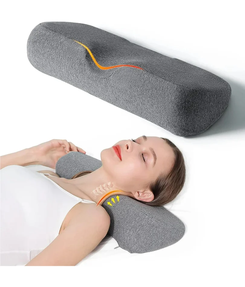 

Cervical Pillow, Memory Foam Contour Pillow, Bed Pillows for Side Sleeper Ergonomic Orthopedic Sleeping Pillow, Neck Pillow