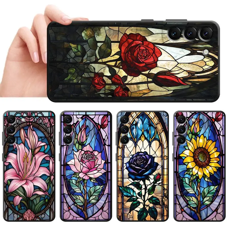 

Colorful Window Flowers Case for Xiaomi Redmi Note 10 9 10S 9S 11s 12s 7 8 13 Pro Plus 12 Pro 14 11 Funda Phone Cover