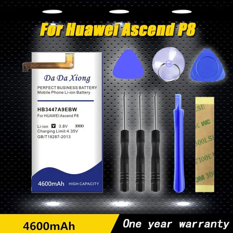 

DaDaXiong 4600mAh HB3447A9EBW Аккумулятор для Huawei Ascend P8 мобильный телефон