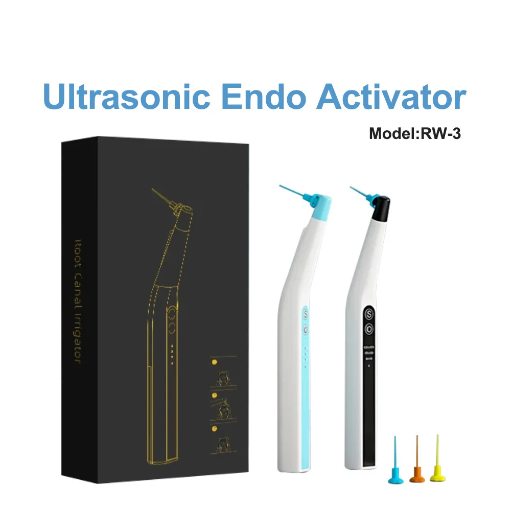 

Dental Endomotor Root Canal Sonic Irrigator Endo Activator with 60 Pcs Endo Files For Irrigator Endodontic Cleaning Motor Tool