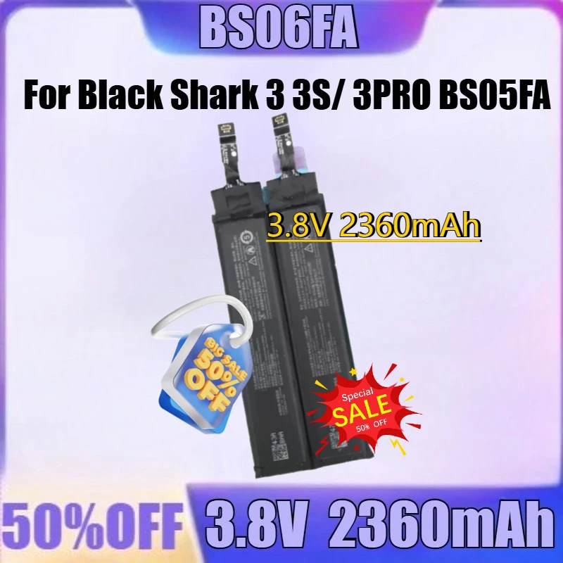 

For Black Shark 3 3S/ BS05FA for Black Shark 3PRO Replacement Battery NEW for XIAOMI CellPhone Battery BS06FA