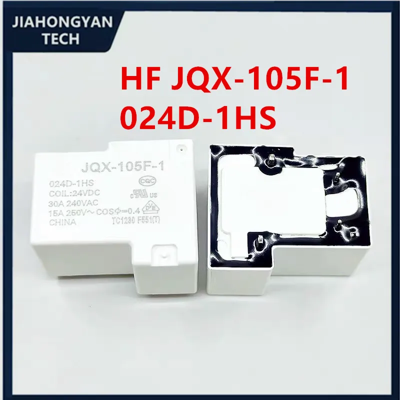 2PCS 5PCS Original Relay HF-JQX-105F-1 012D-1HS JQX-105F-1 024D-1HS a group of normally open 12V24V 30A