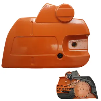 適用於 Husqvarna 445 450 鏈鋸的帶鏈條制動器組件的離合器側鏈輪蓋,替換零件 OEM 544097901 544097902 6 最佳銷售 胡斯華納 445 - №3