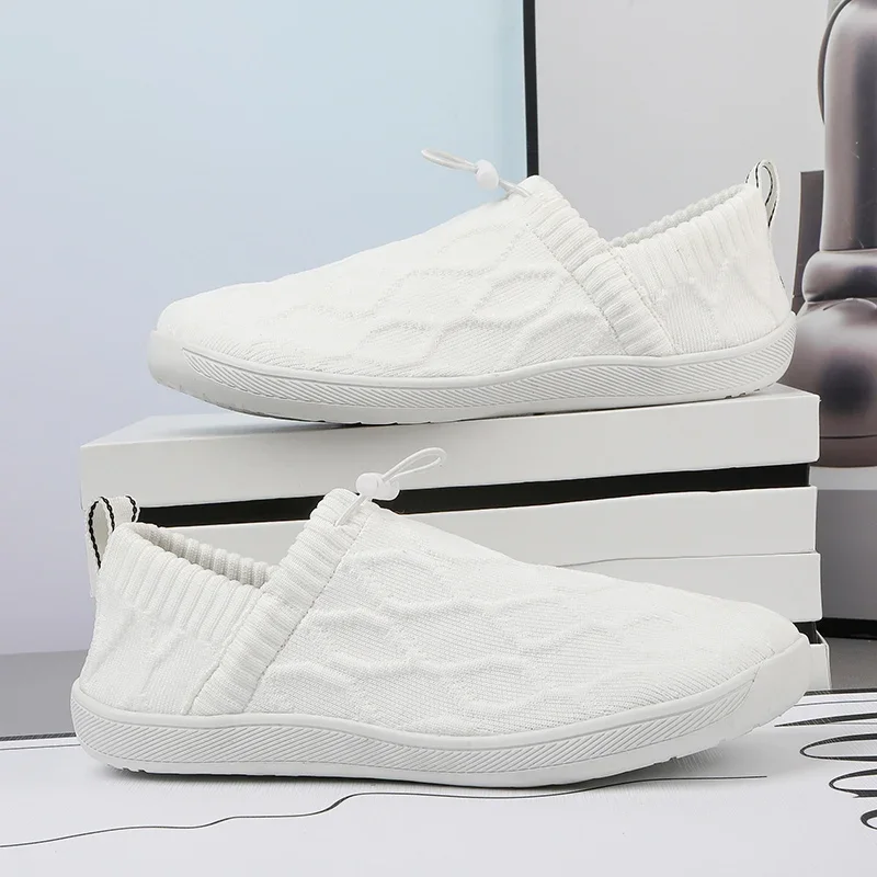 Fashion Unisex Wider Shoes Breathable Mesh Men Barefoot Wide-toed Shoes New Flats Soft Zero Drop Sole Wider Toe Sneakes Big Size