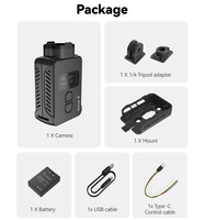 Runcam 6 4K HD SOIY IMX377 30fps 1/2.3 inch 128*64 155°FOV WiFi Adaptable Sports Camera Set for FPV Drone Airplane RC Model