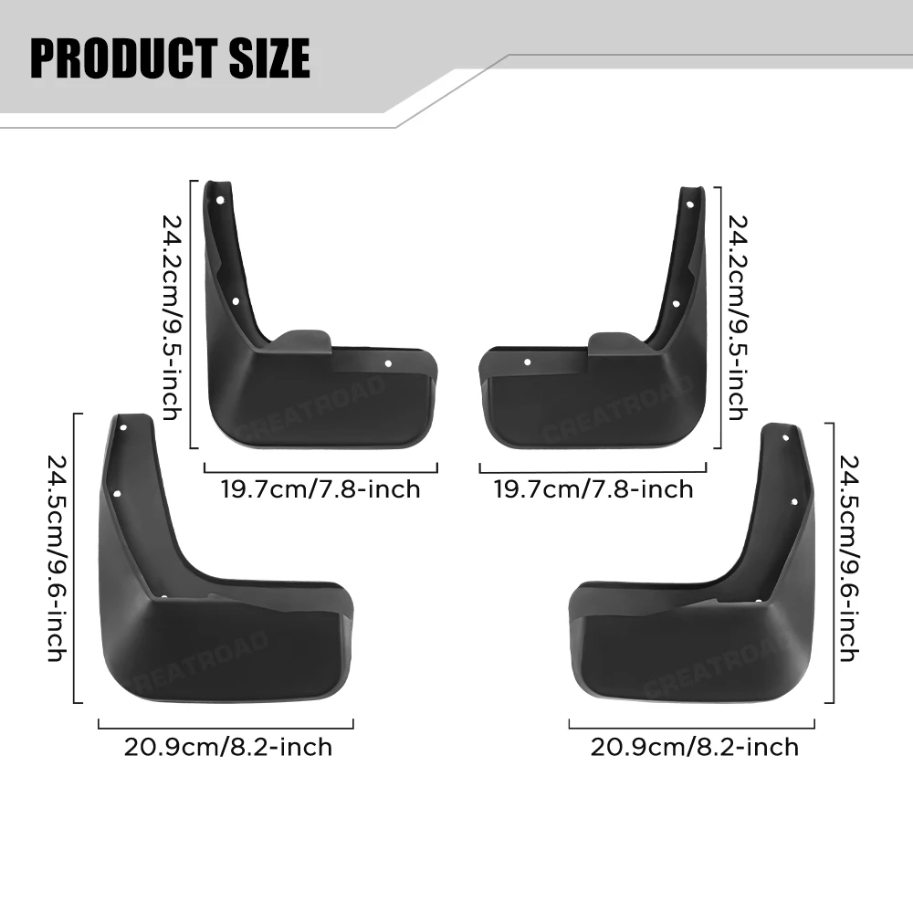For Citroen C4 Sedan C4L 2013 2014 2015 2016 2017 2018 2019 2020 Fender Mudflaps Splash Guards Mudguards Mud Flaps Accessories