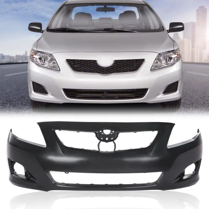 

TO1000343 FRONT BUMPER FASCIA FIT FOR 2009 2010 TOYOTA COROLLA BASE/CE/XLE SEDAN United States