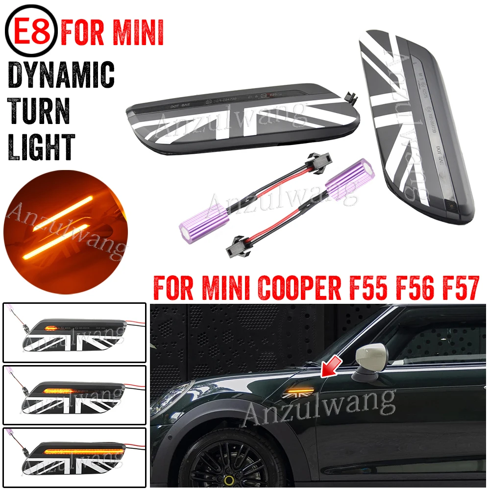 

2 шт., боковые маркеры для MINI Cooper F56 F55 F57 2022