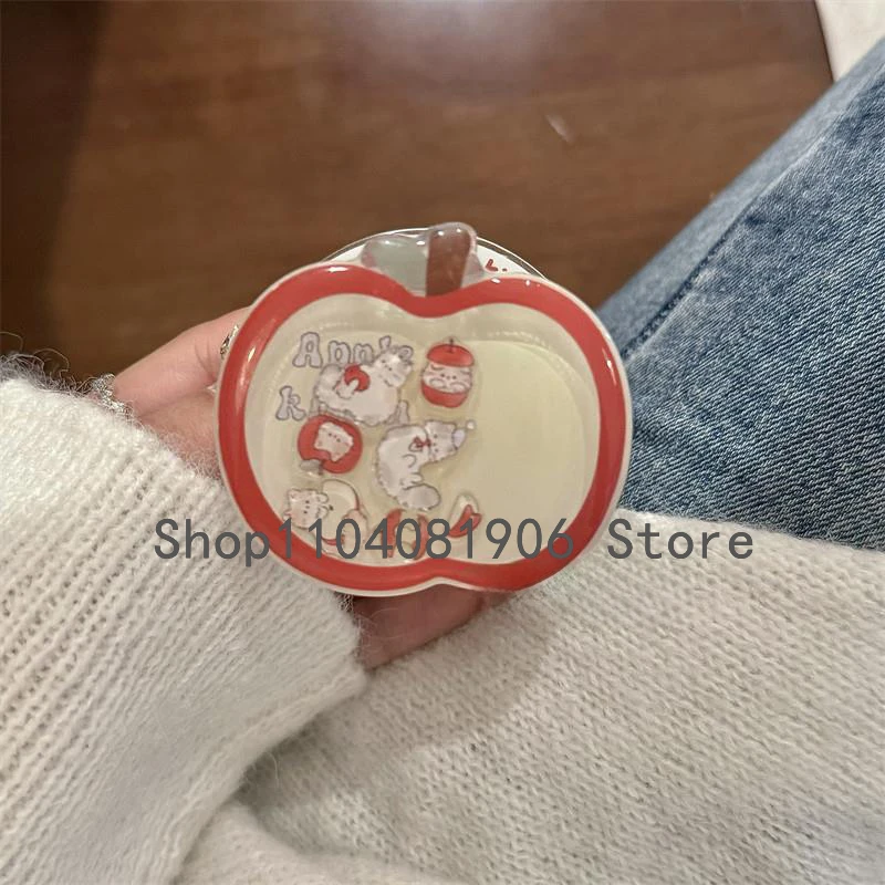 

Корейский милый зыбучий песок встряхивает Apple, магнитный держатель, подставка для телефона, GripTok Grip Tok, поддержка iPhone 16, 15, аксессуары Magsafe