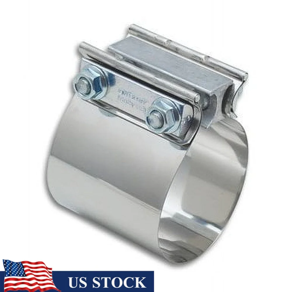 

Easy Seal Exhaust Sleeve Clamp 4in O.D Tubing 430 Stainless Steel Durable Easy Installation 6.5x6x5.94in