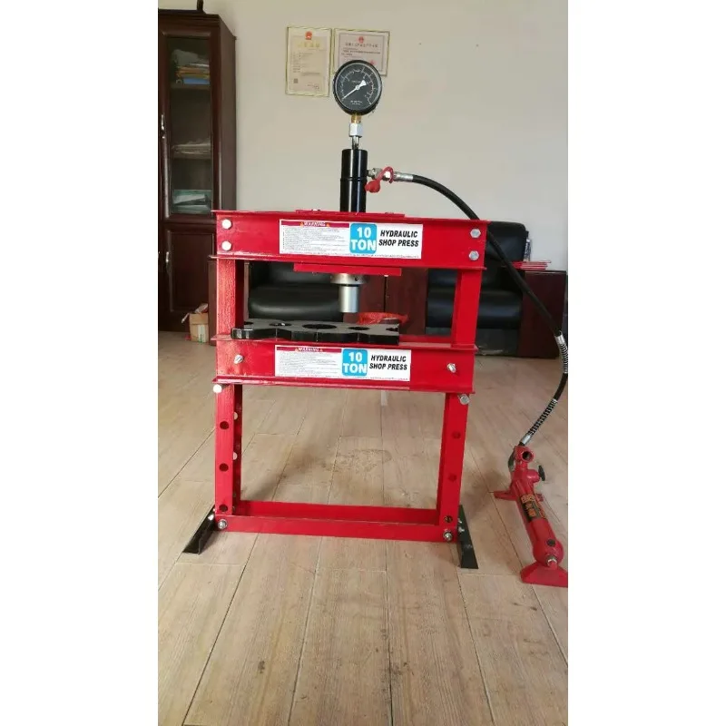 Garagem de reparo de prensa hidráulica de rolamento manual